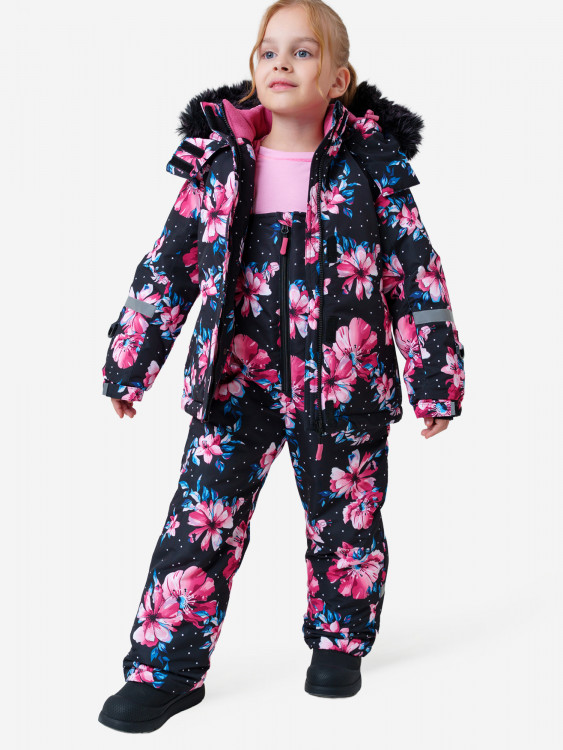Комплект зимний для девочек: куртка, полукомбинезон PlayToday