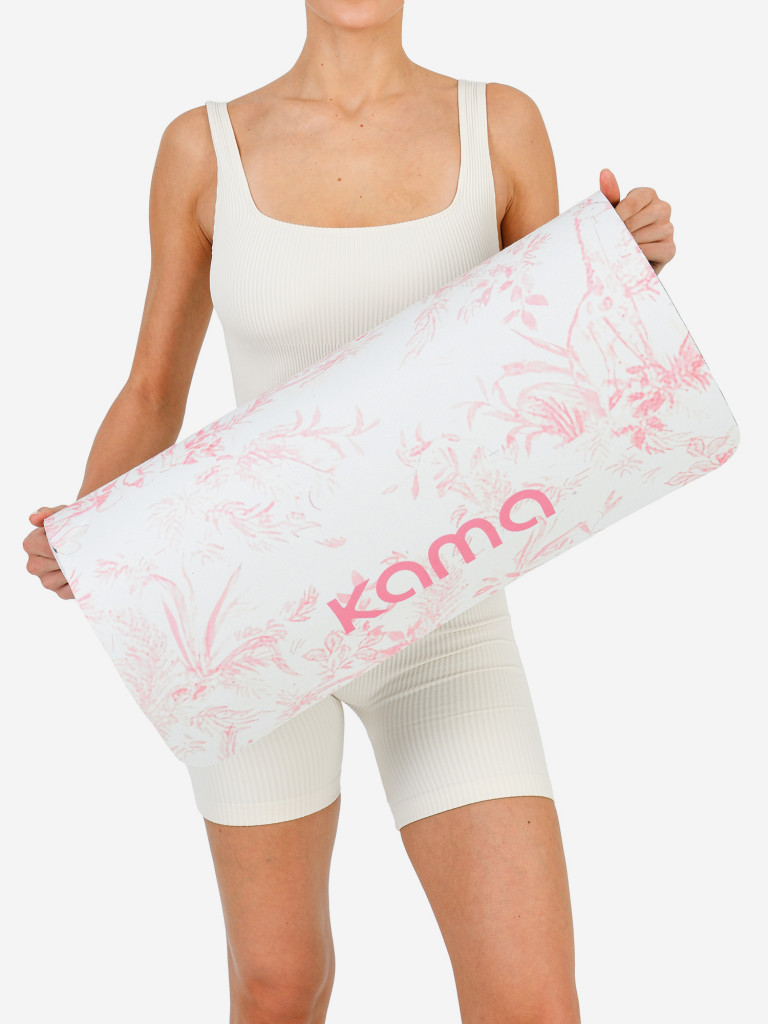 Коврик для йоги и фитнеса Kama, TPE, микрофибра