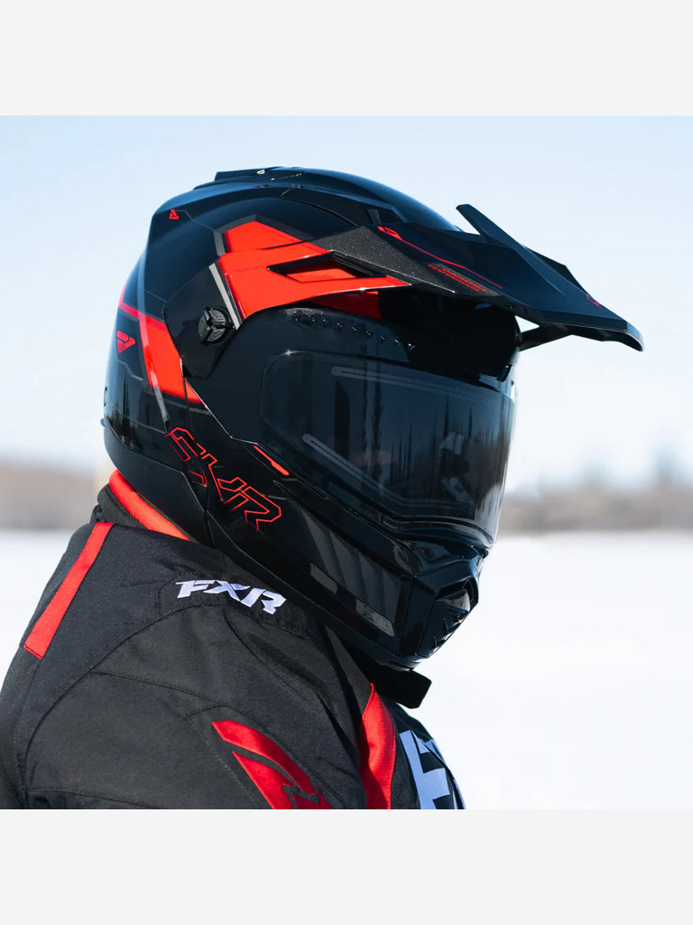Шлем снегоходный FXR Maverick X Pro с подогревом и солнцезащитным козырьком