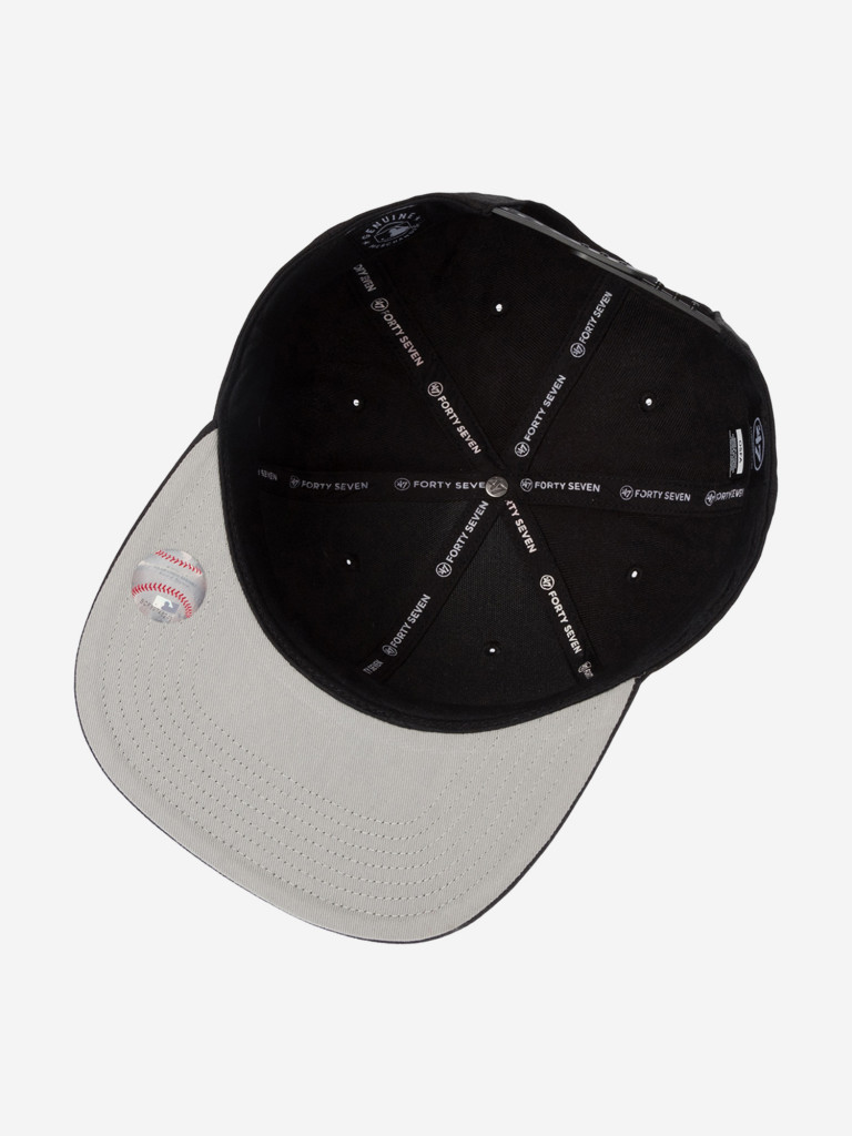 Бейсболка с прямым козырьком 47 BRAND B-NSHOT12WBP-BKBK Los Angeles Dodgers MLB