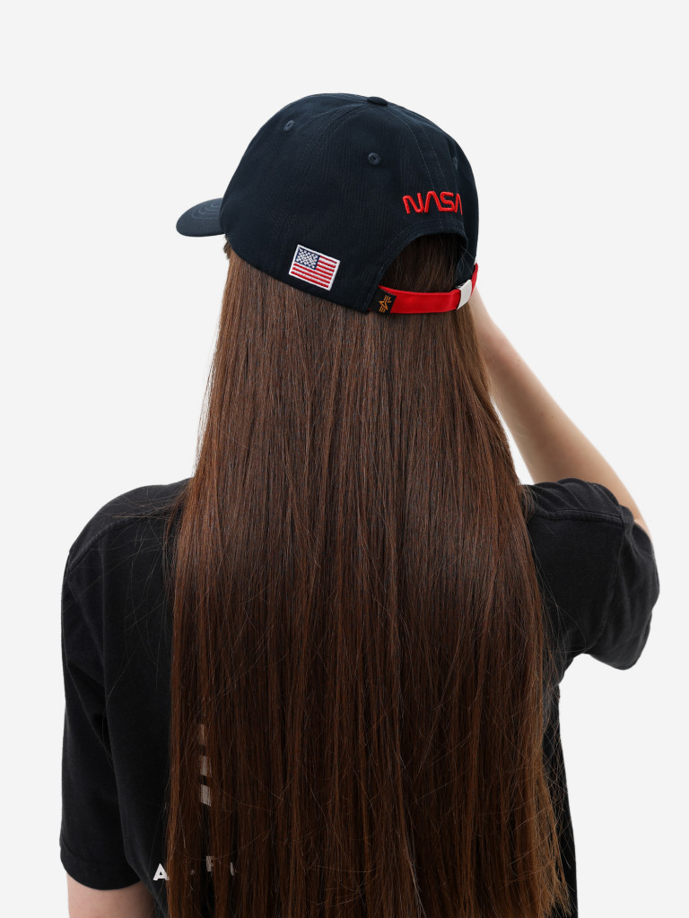 Бейсболка NASA Worm Logo Alpha Industries