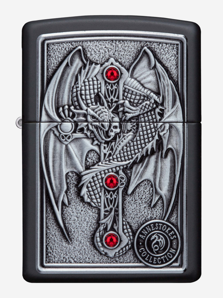 Зажигалка бензиновая ZIPPO 49755 Winged Dragon Cross