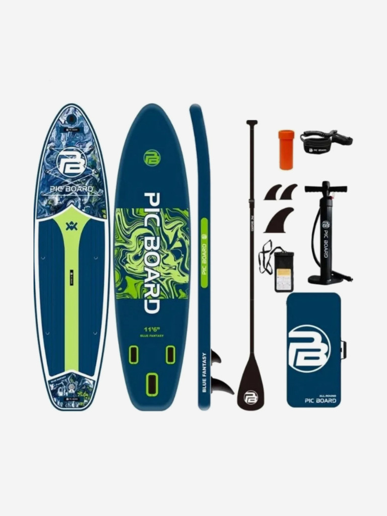 Сапборд надувной Skatinger PIC BOARD BLUE FANTASY