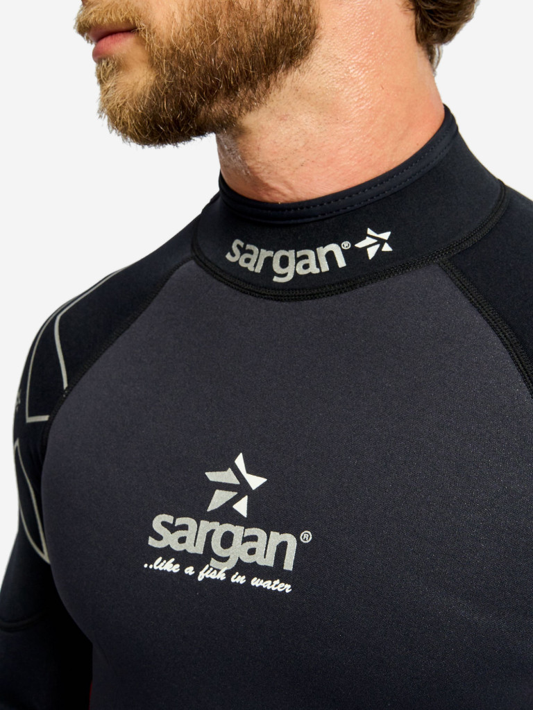 Гидрокостюм для плавания и водного спорта SARGAN NERO LONG MEN 5мм