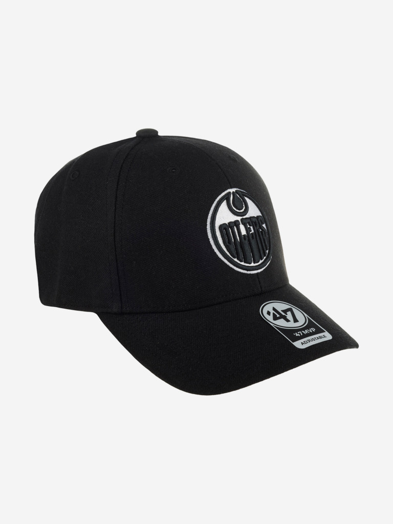 Бейсболка 47 BRAND H-MVP06WBV-BK Edmonton Oilers NHL (черный)