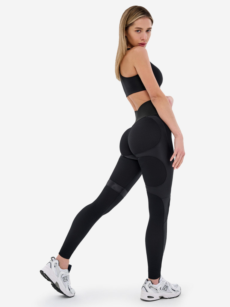 Лосины женские Bona Fide Leggings Correct Push-up "Black"