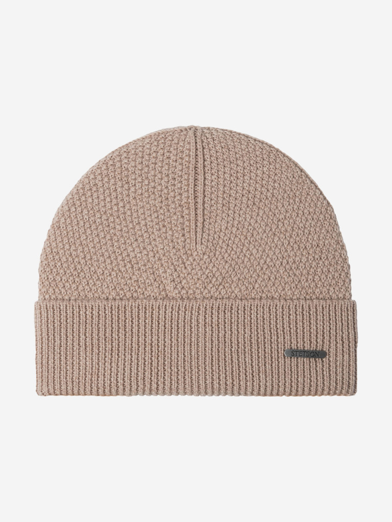 Шапка с отворотом STETSON 8599396 BEANIE MERINO WOOL