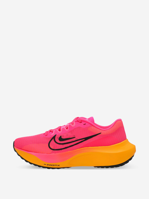 Кроссовки женские Nike Zoom Fly 5 розовый/оранжевый/черный цвет — купить за 34499 руб., отзывы в интернет-магазине Спортмастер