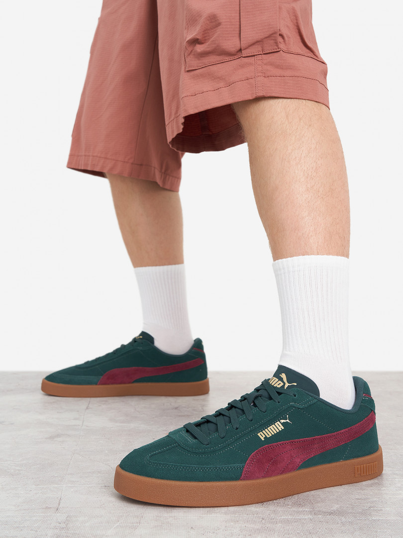 Кеды мужские Puma Club II Era Suede, Зеленый