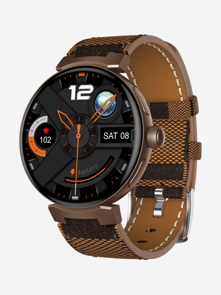 Смарт-часы BandRate Smart BRSDV05BRBR с мониторингом сна, будильником, пульсометром