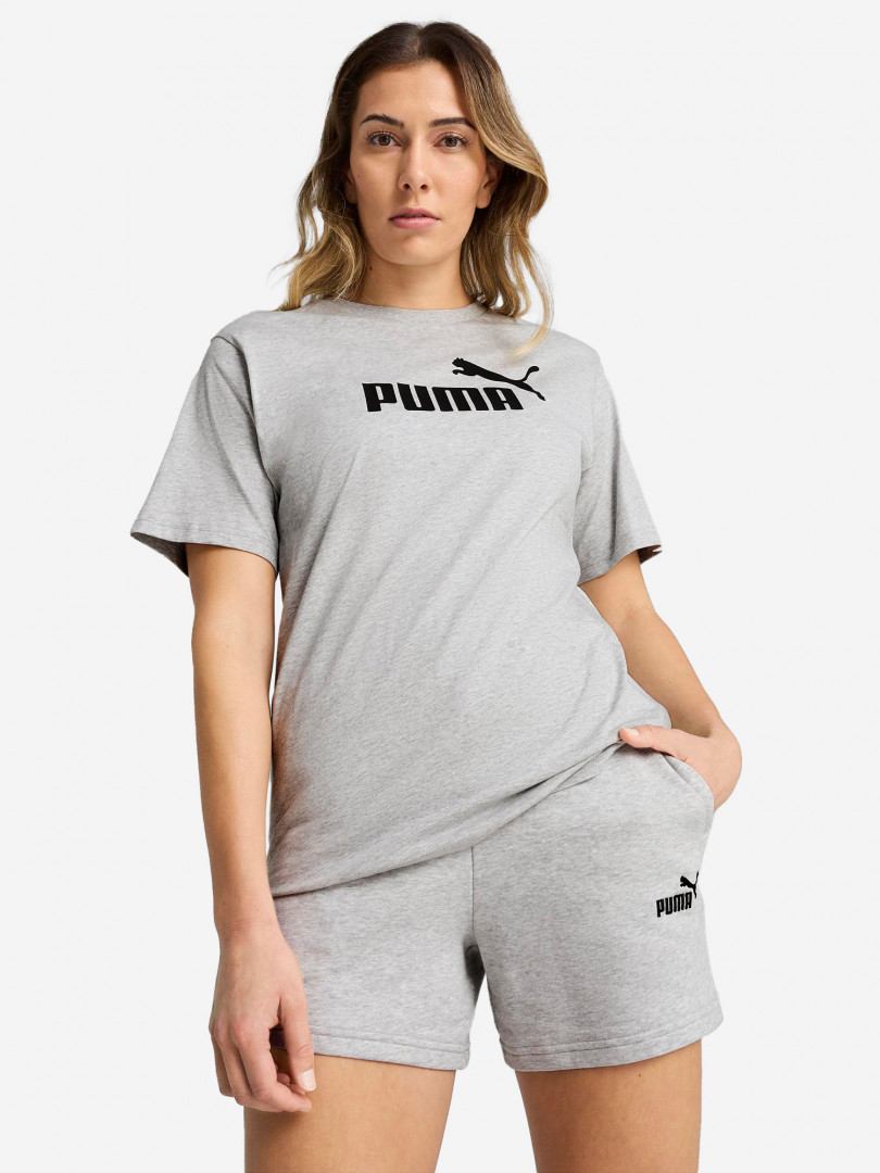 Футболка женская PUMA Ess No 1 Logo Relaxed Серый 2799₽