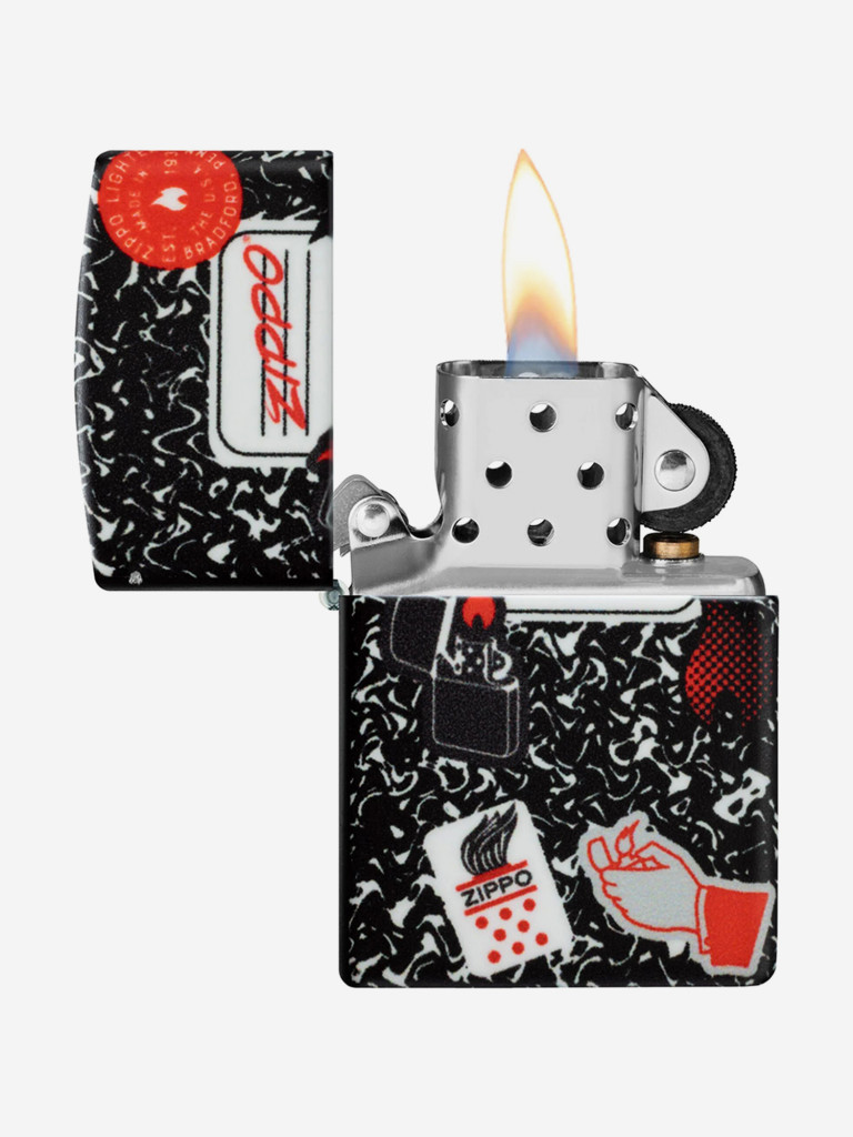 Зажигалка бензиновая ветроустойчивая Zippo Notebook Design 540 Matte
