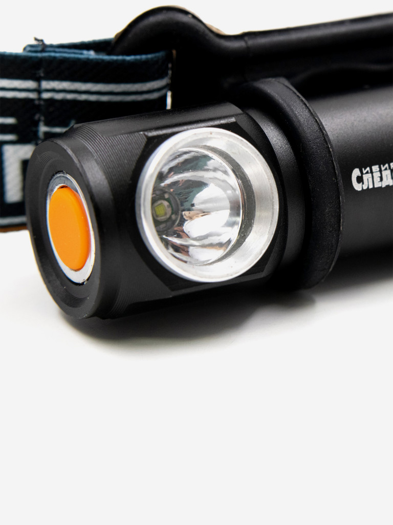 Фонарь налобный Сибирский Следопыт-Тензор, съемный, 1 Led, аккумулятор 220В, USB.