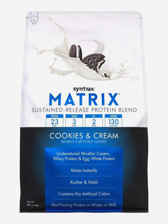 Протеин Syntrax Матрикс, Matrix, 2270 г, Печенье c кремом