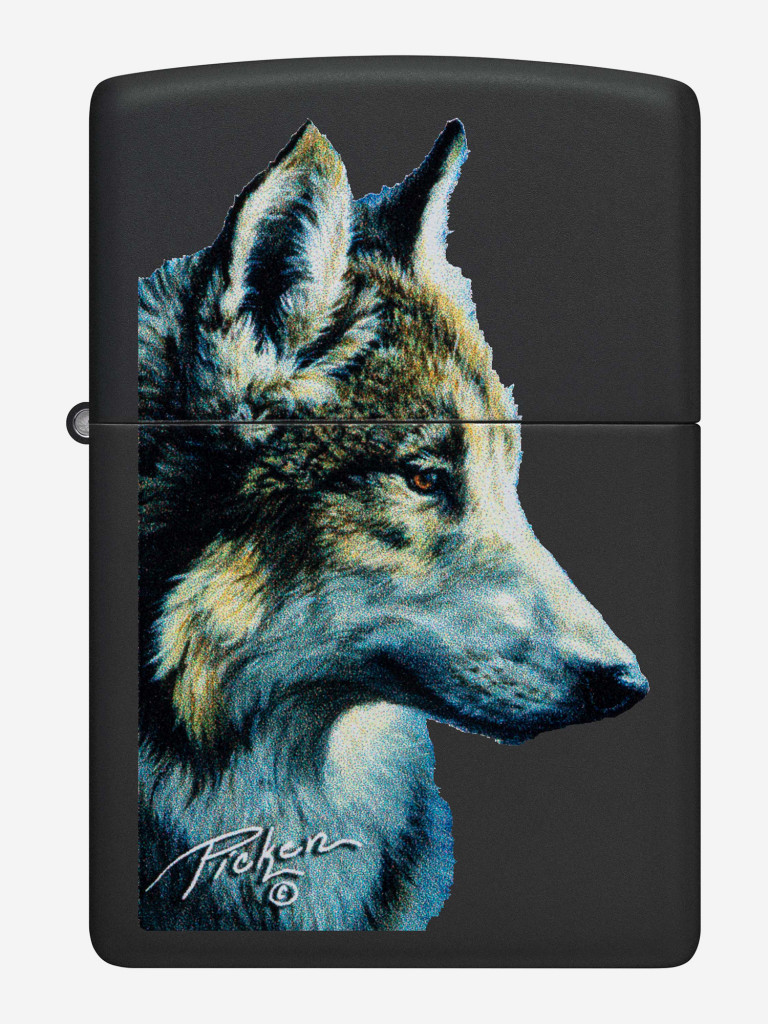 Зажигалка бензиновая ZIPPO 48598 Wolf Linda Picken