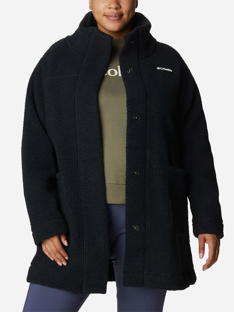 Джемпер флисовый женский Columbia Panorama Long Jacket, Plus Size