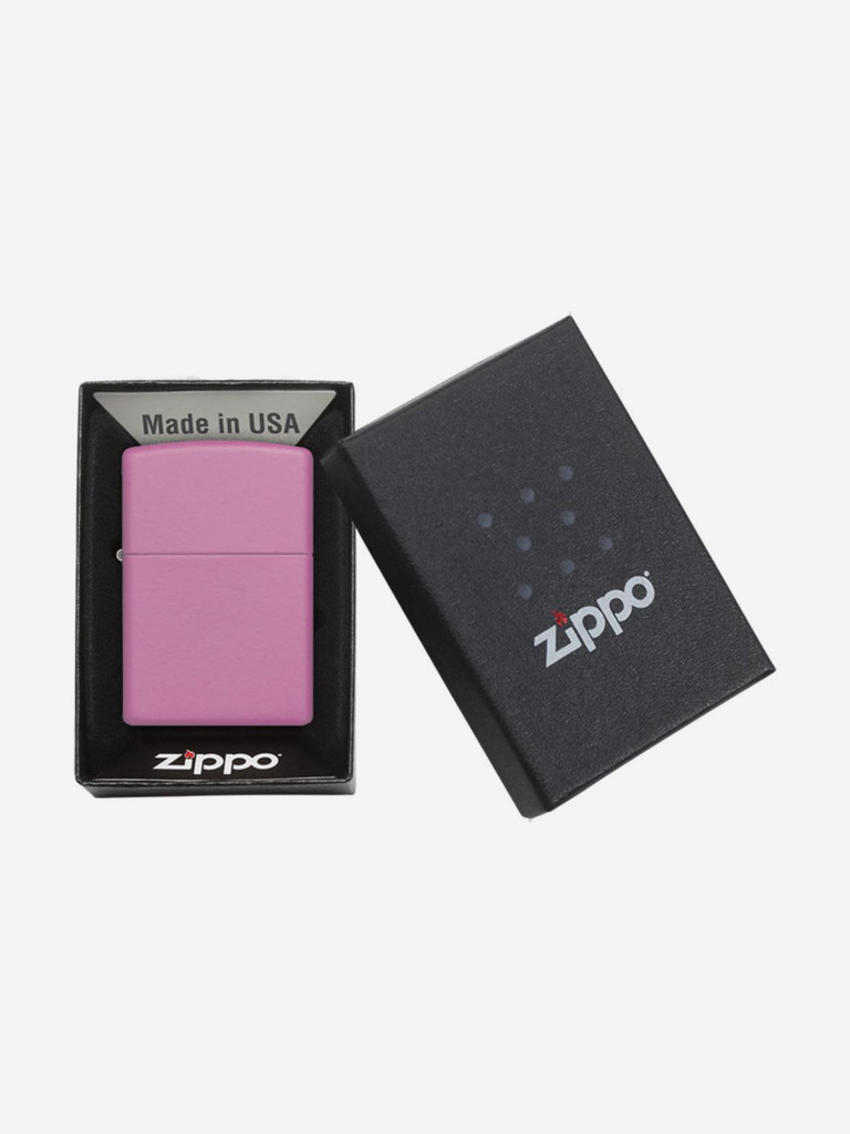 Зажигалка бензиновая ZIPPO 238 Classic Pink Matte