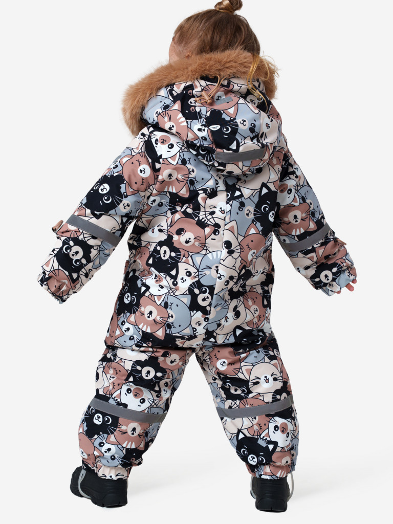 Комбинезон зимний для девочек PlayToday