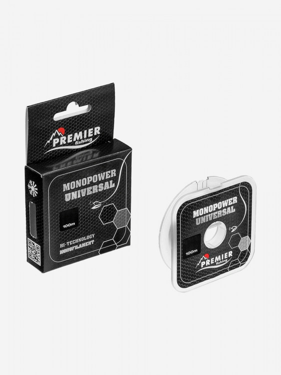 Леска для рыбалки Premier Fishing MONOPOWER UNIVERSAL Nylon 0,40мм, 100м, 13,1кг, прозрачный