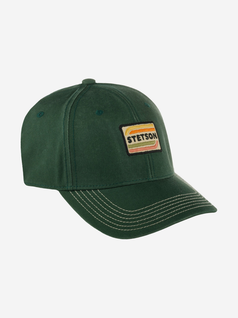 Бейсболка STETSON 7721110 BASEBALL CAP COTTON (зеленый)