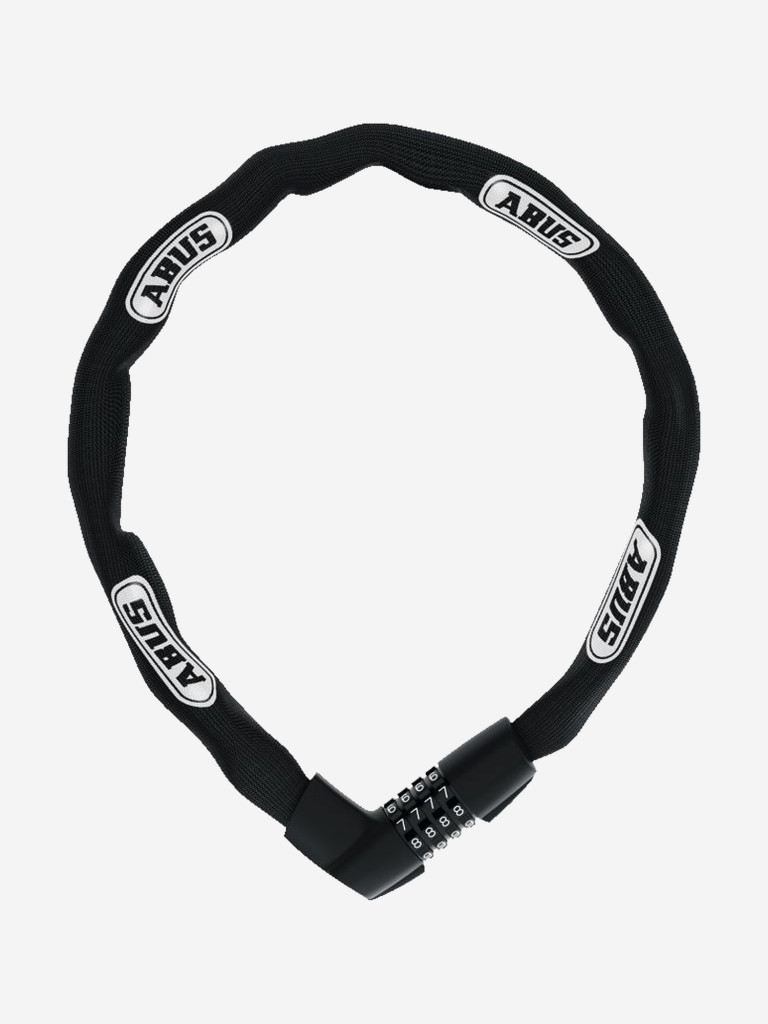 ABUS замок-цепь велосипедный унисекс TRESOR 1385/85 черный, цепь 6мм 85см, кодовый, ур.7