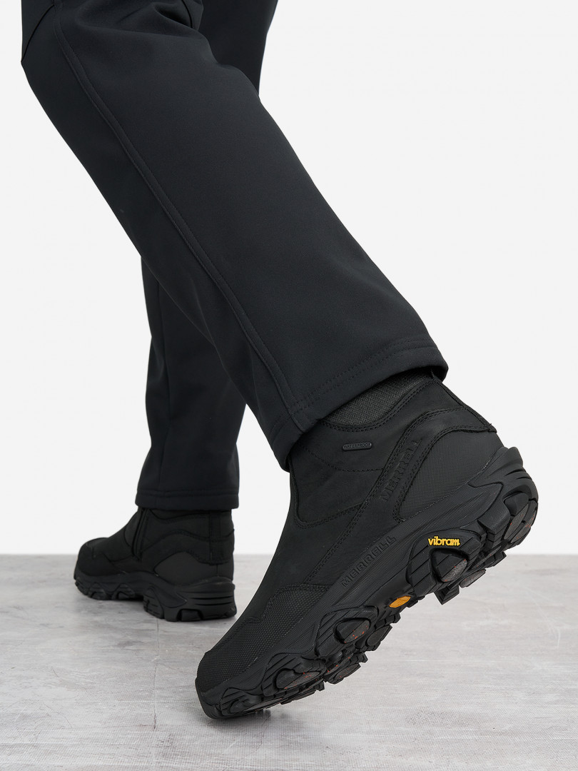 фото Ботинки утепленные мужские merrell coldpack 3 thermo tall zip wp, черный