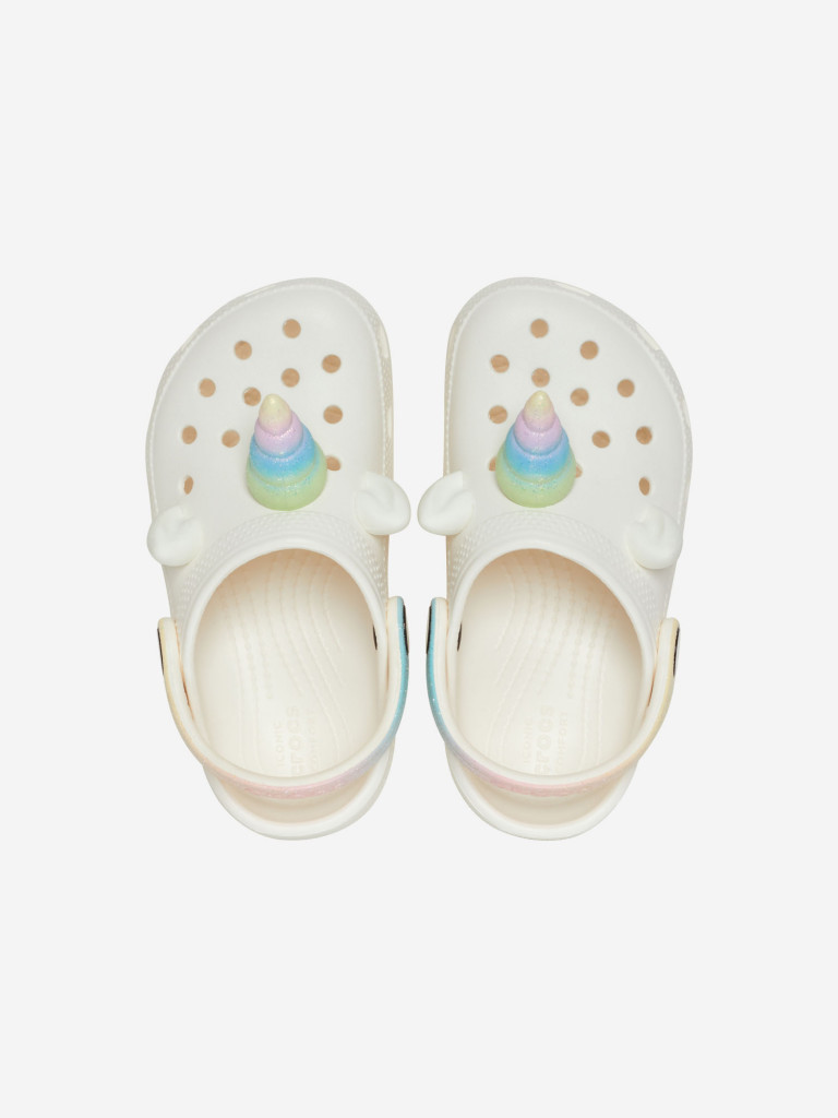 Сабо для девочек Crocs Classic Iam Rainbow Unicorncgt