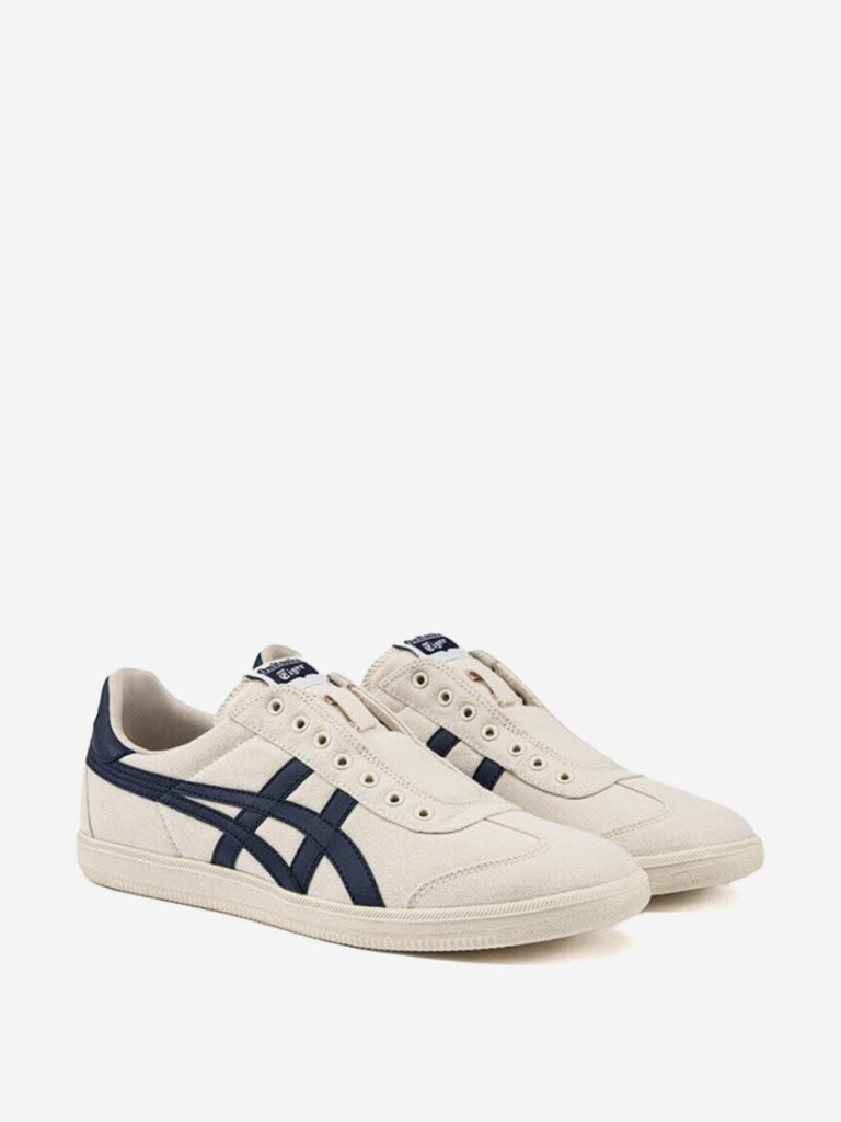 Onitsuka Tiger New York Cushioned Slip-Resistant Low-Top Casual Shoes Unisex White Brown
