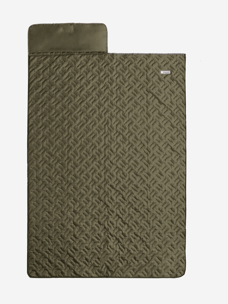 Спальный мешок Фрегат туристический с подголовником, 72 см х 230 см, зеленый (300г/м2)