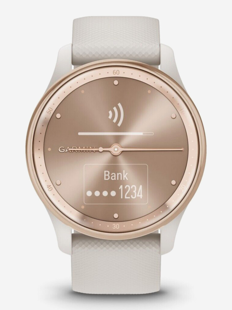 Спортивные часы Garmin Vivomove Trend бело-кремовые