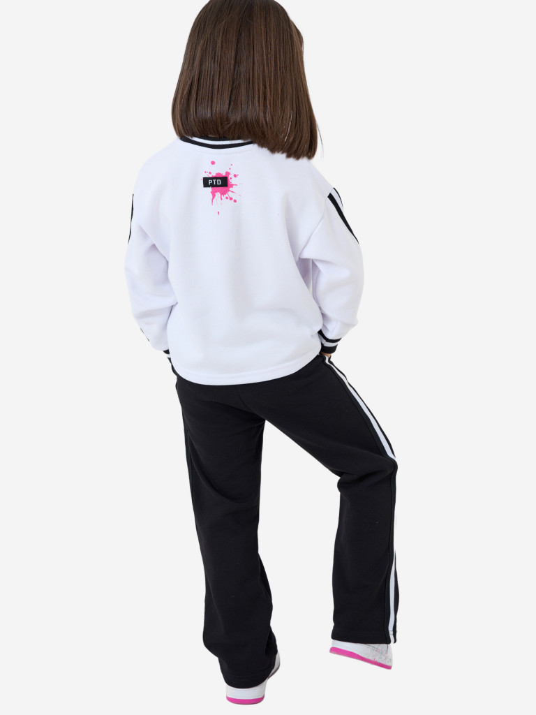 Комплект для девочек: толстовка, брюки PlayToday