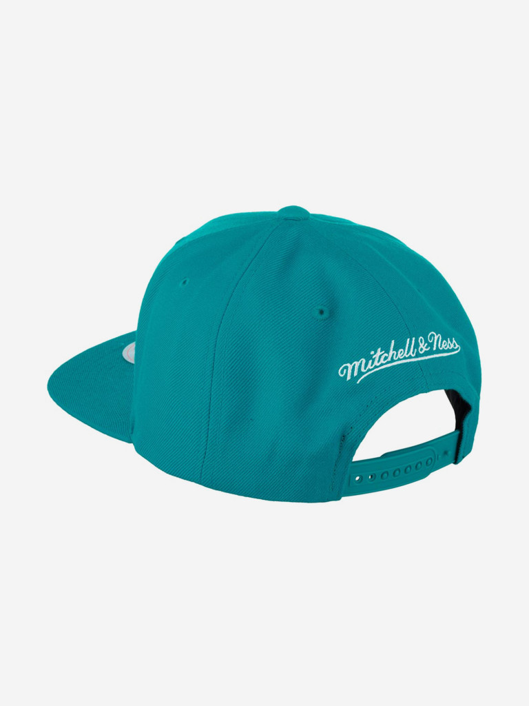 Бейсболка с прямым козырьком MITCHELL NESS HHSS3256-CHOYYPPPTEAL Charlotte Hornets NBA