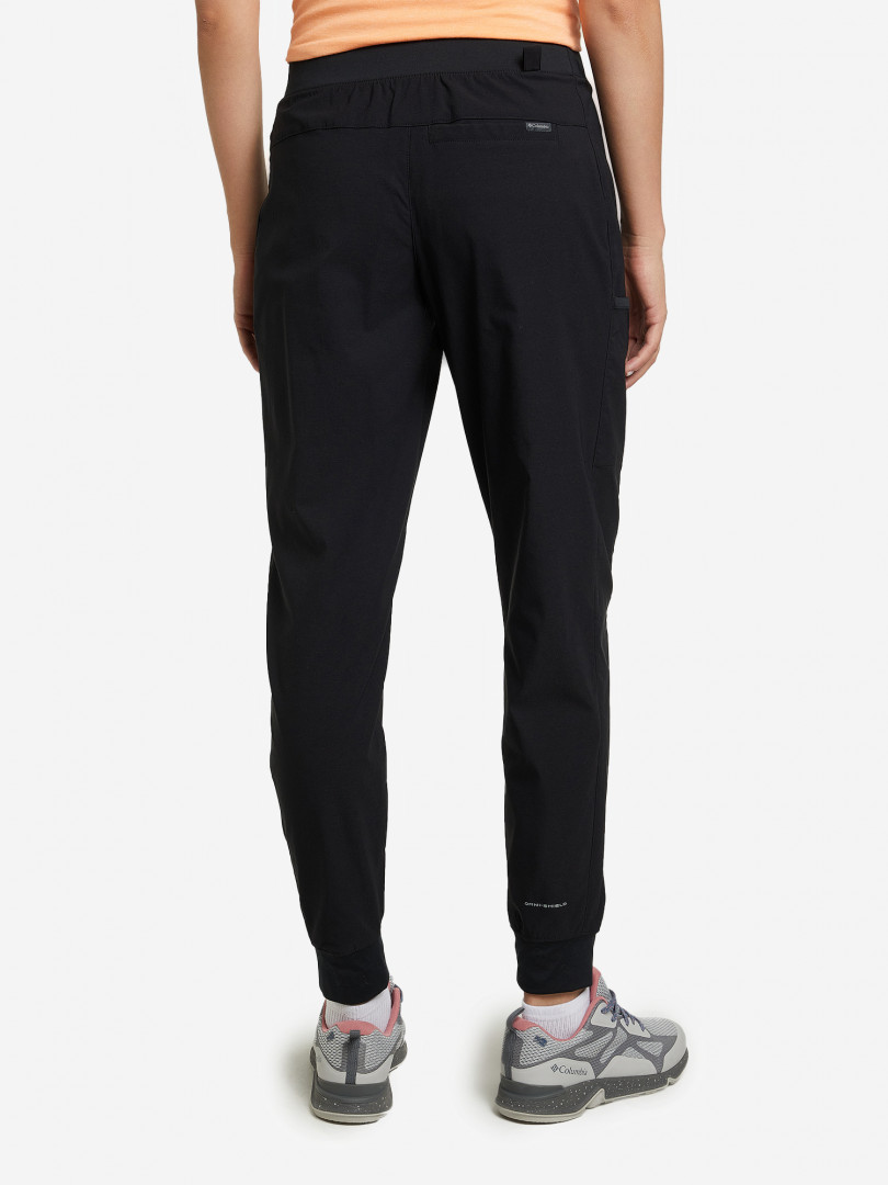 фото Брюки женские columbia leslie falls jogger, черный