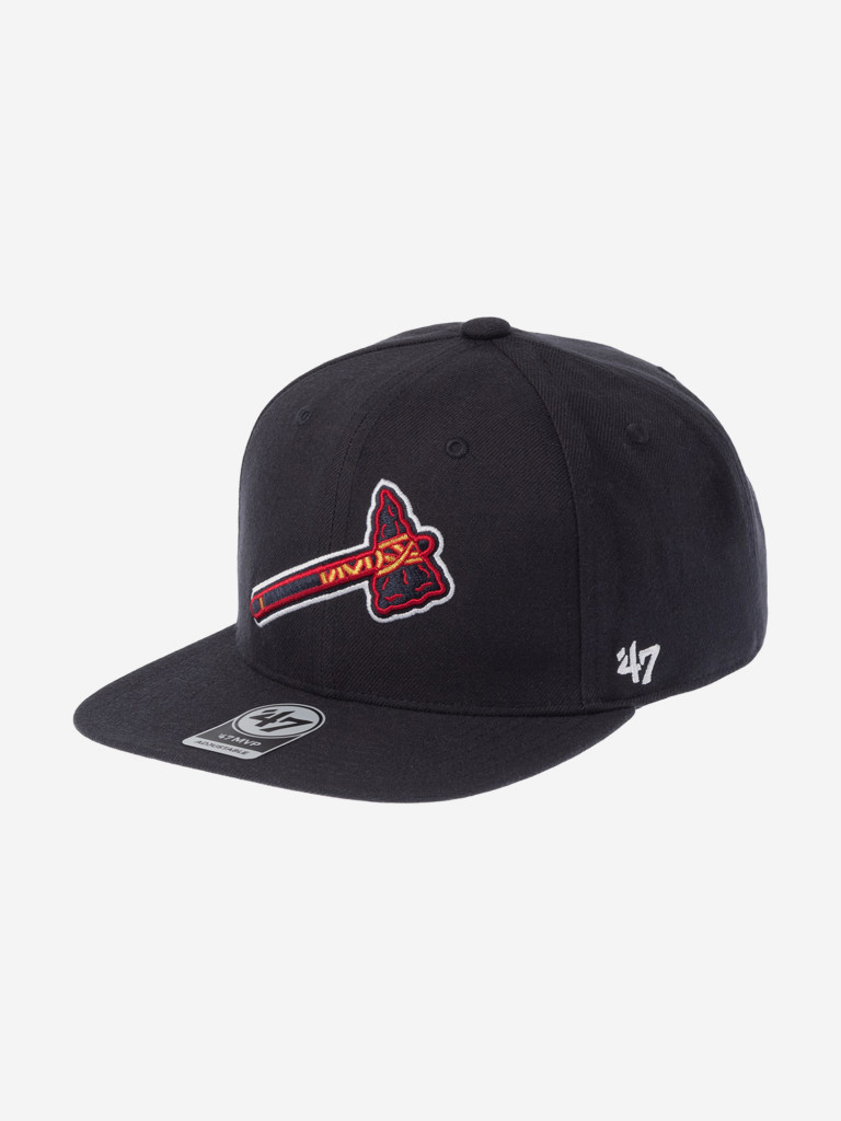 Бейсболка с прямым козырьком 47 BRAND B-SRS01WBP-NYR Atlanta Braves MLB