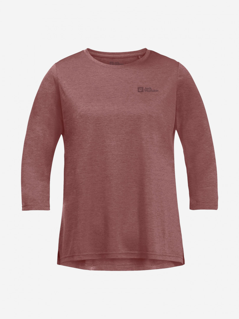 Лонгслив женский Jack Wolfskin Crosstrail Красный 4999₽