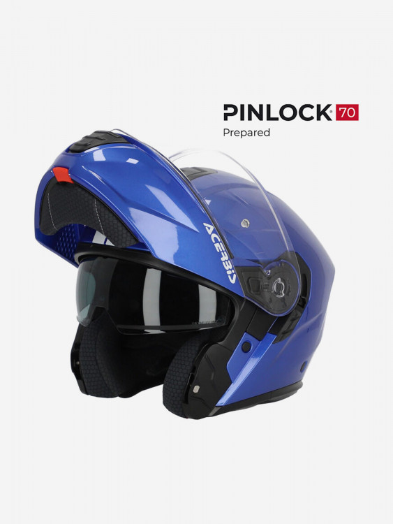 Мотошлем модуляр Acerbis TDC Blue