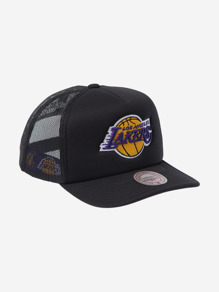 Бейсболка с сеточкой MITCHELL NESS HT11408-LALBLCK Los Angeles Lakers NBA