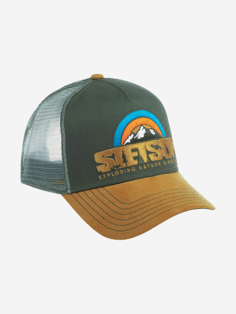 Бейсболка с сеточкой STETSON 7756112 TRUCKER CAP HIKING (бежевый)