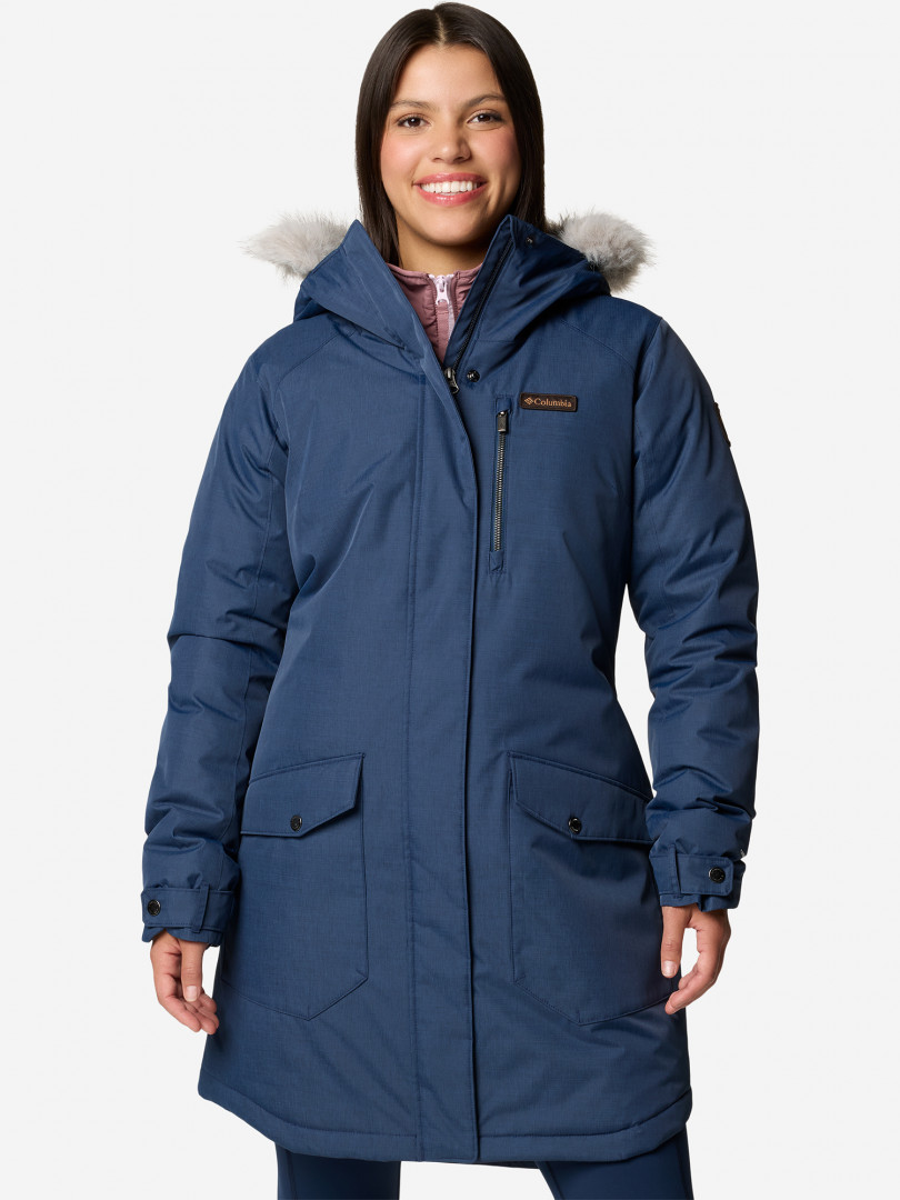 Куртка утепленная женская Columbia Suttle Mountain Long Insulated Jacket, Синий