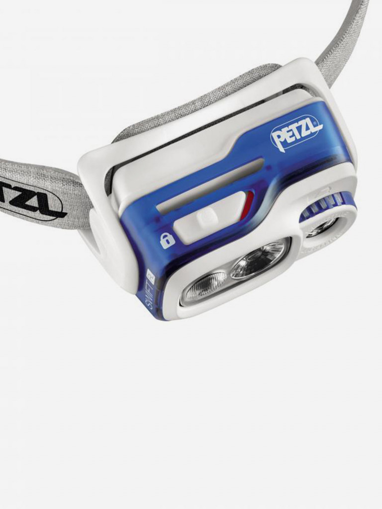 Фонарь светодиодный налобный Petzl Swift RL, 900 лм, встроенный аккумулятор, синий