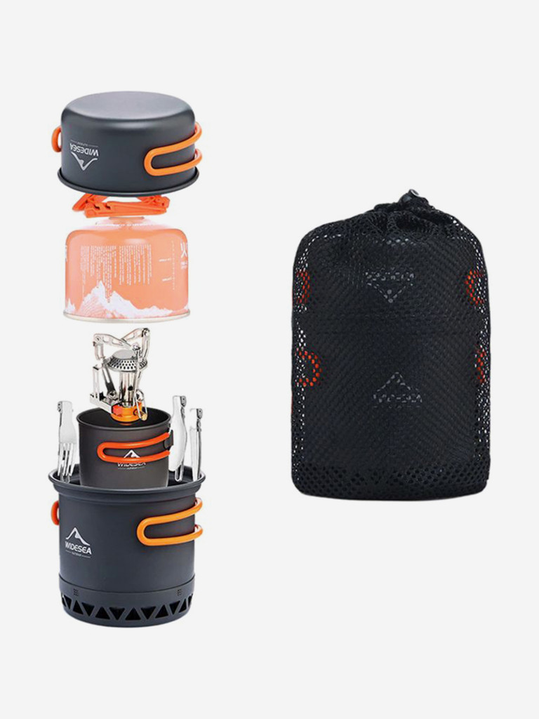 Туристическое снаряжение, набор посуды и аксессуаров Widesea