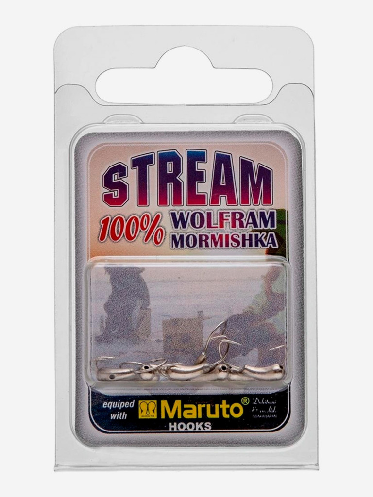 Мормышка Helios вольфрамовая Уралка с отверстием 4мм 0,95г Sil (MW-2940-Sil), 10 штук в упаковке