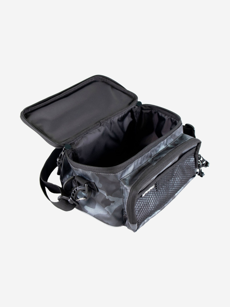 Сумка рыболовная Yaman Sling Lure Bag M, 26х14х22 см, цвет серый камуфляж + 3 коробки LUNO.