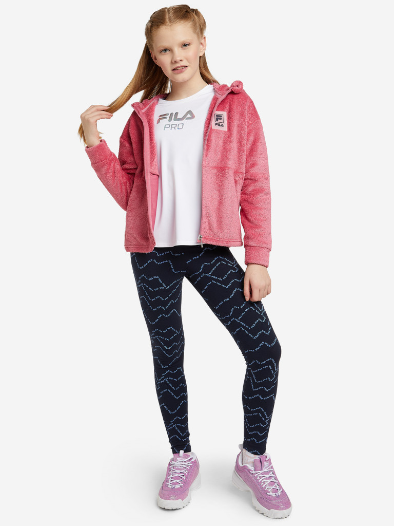 Джемпер флисовый для девочек FILA