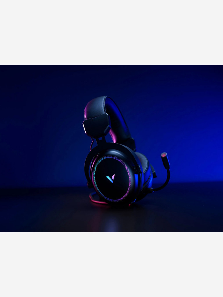 RAPOO Игровая гарнитура проводная VH300S-BL Virtual 7.1, цвет - черный (13331)