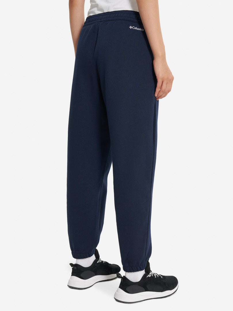 фото Брюки женские columbia beaumount sweatpant, синий