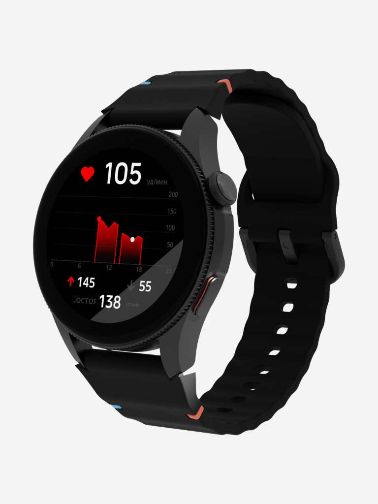 Смарт-часы наручные, фитнес-браслет CGWatch Round 2