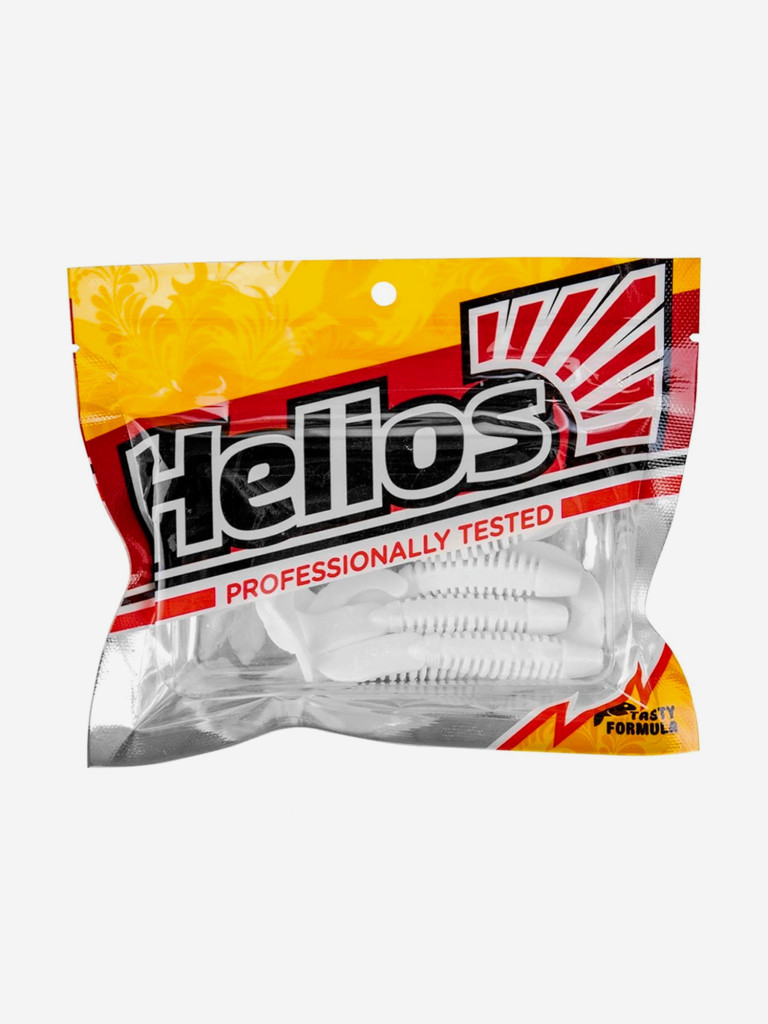 Мягкая приманка Helios Din, 3,11'' / 7,9 см, White, 6 шт (HS-33-001)
