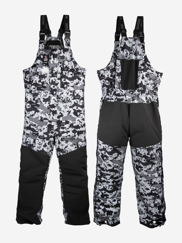 Костюм зимний Norfin EXPLORER 2 CAMO HEAT (куртка+полукомбинезон) для рыбалки и охоты