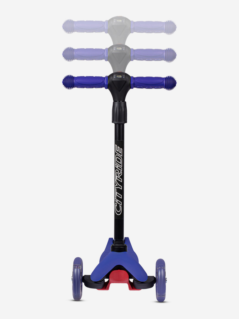 Самокат трехколесный CITYRIDE, PVC 110/76, CR-S4-00DBL